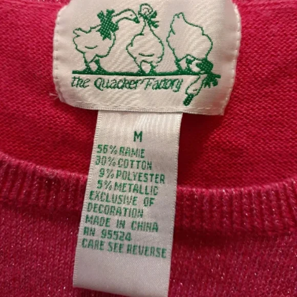 Quacker Factory Metalic Pink Hoodie Set - Picture 3 of 7